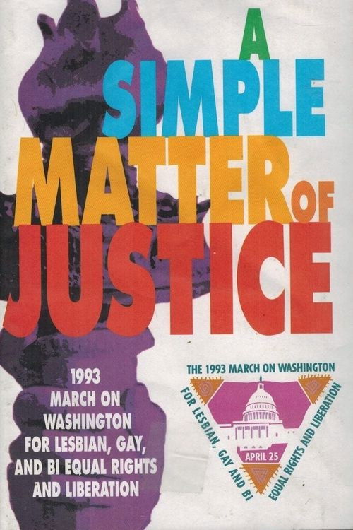 Movie poster for A Simple Matter of Justice (1993)
