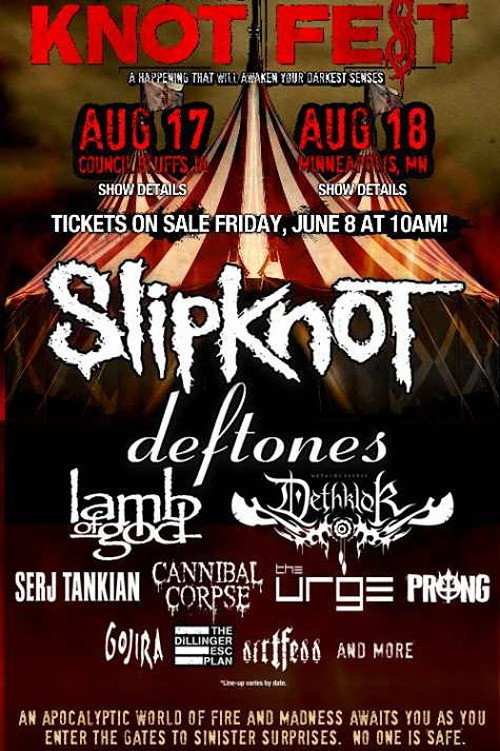 Movie poster for Slipknot - Live at Knotfest Minneapolis 2012 (2012)