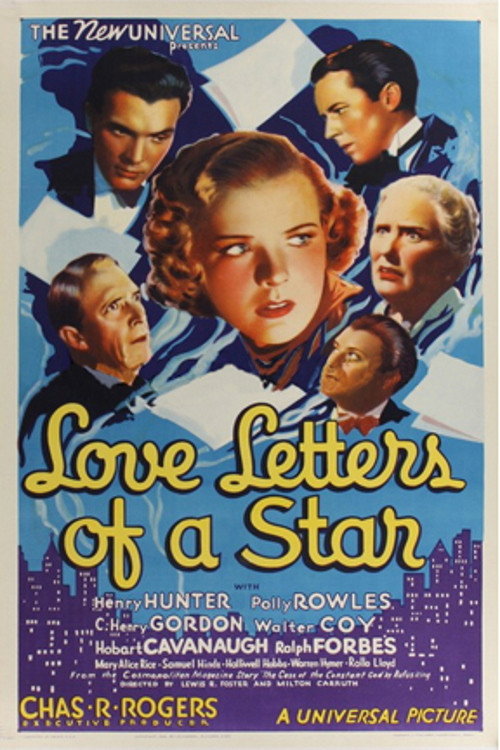 Movie poster for Love Letters of a Star (1936)