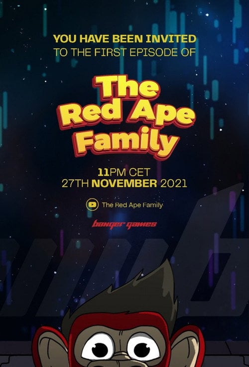 Series poster for The Red Ape Family (2021)
