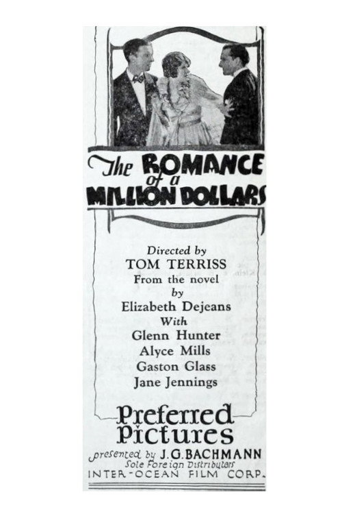 Movie poster for The Romance of a Million Dollars (1926)