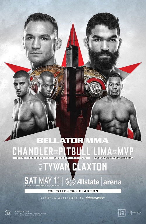 Movie poster for Bellator 221: Chandler vs. Pitbull (2019)