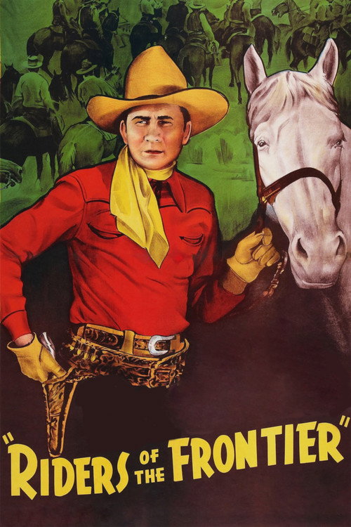 Movie poster for Riders of the Frontier (1939)