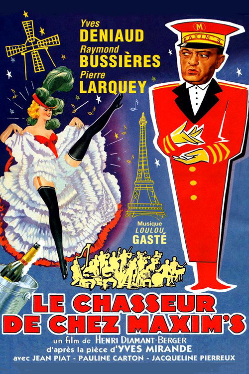 Movie poster for Le Chasseur de chez Maxim's (1953)