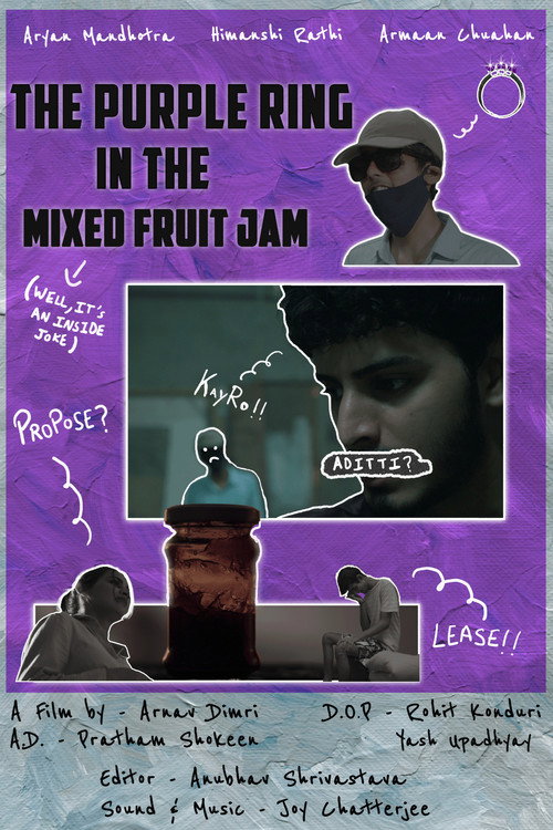 Movie poster for The Purple Ring In The Mixed Fruit Jam (2024)