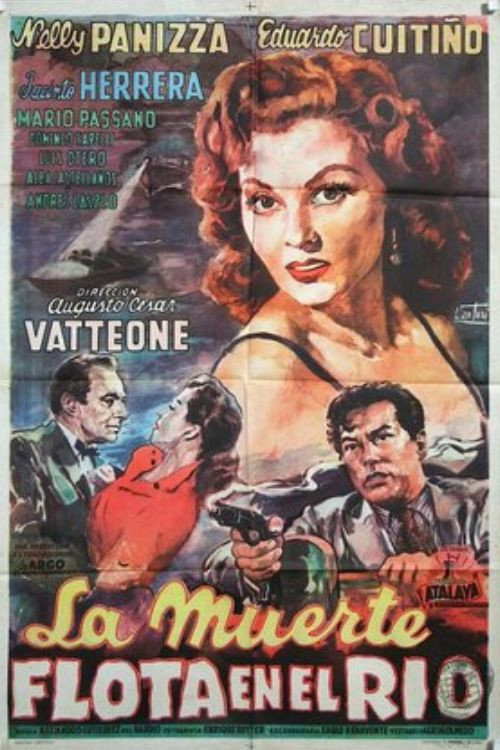 Movie poster for La muerte flota en el río (1956)