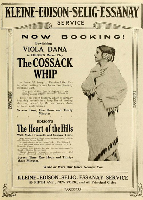 Movie poster for The Cossack Whip (1916)