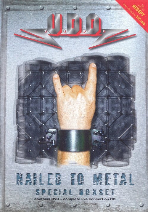 Movie poster for U.D.O.: Nailed to metal (2005)
