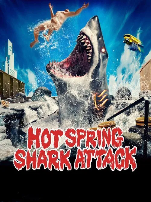 Movie poster for Hot Spring Shark Attack (2024)