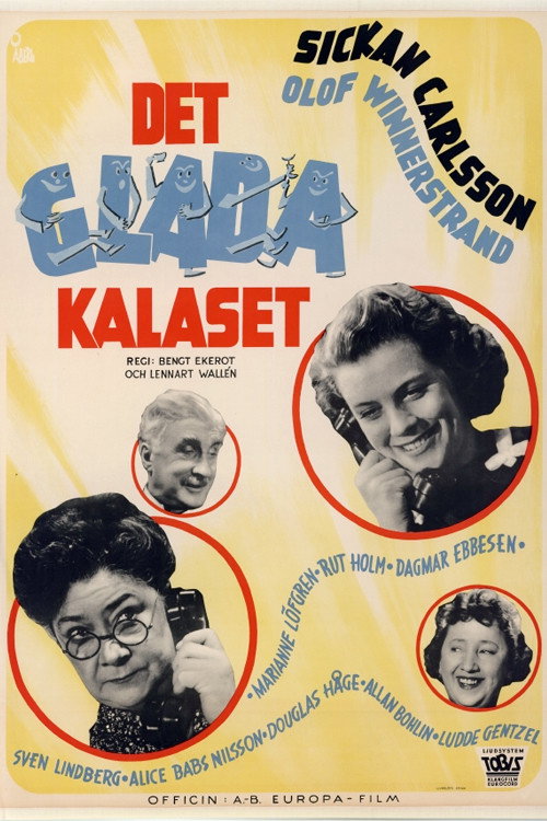 Movie poster for Det glada kalaset (1946)