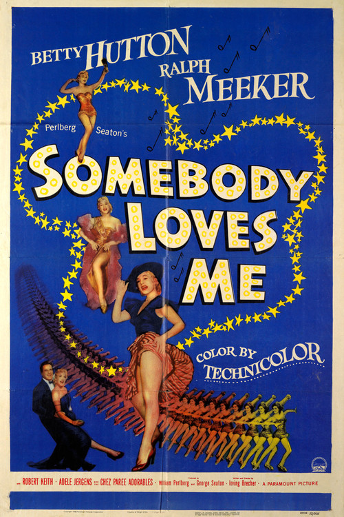 Movie poster for Somebody Loves Me (1952)
