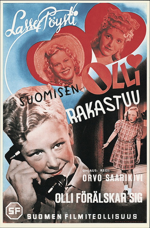 Movie poster for Suomisen Olli rakastuu (1944)