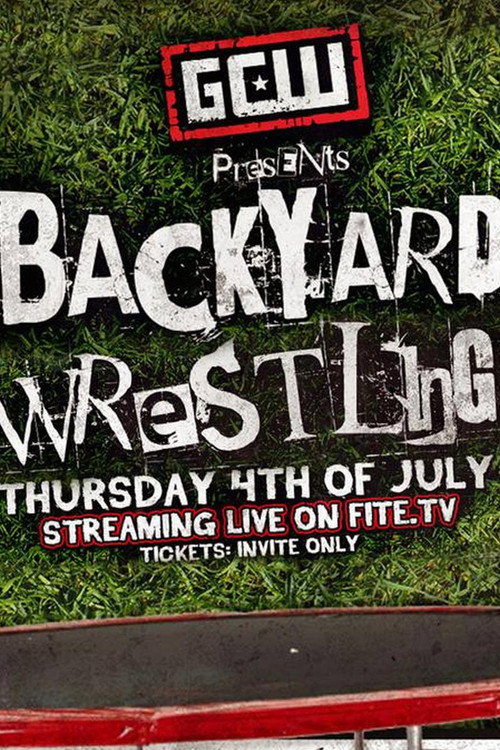 Movie poster for GCW Backyard Wrestling (2019)