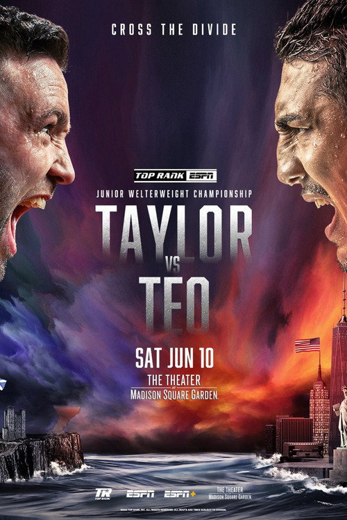 Movie poster for Josh Taylor vs. Teofimo Lopez (2023)