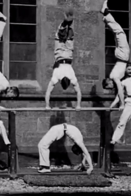 Movie poster for Gymnasts on Parallel Bars (1898)