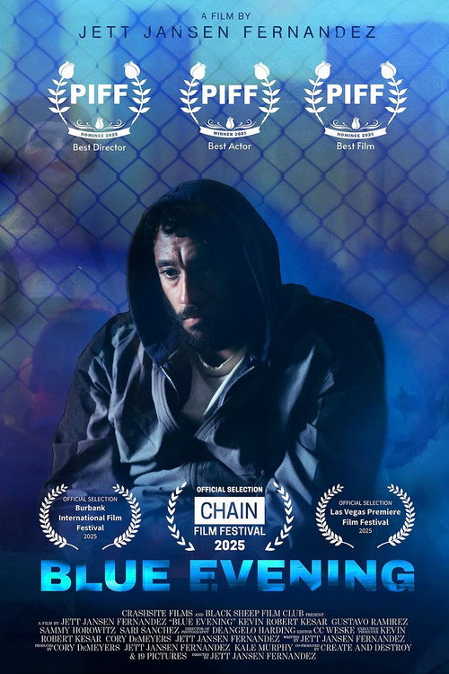 Movie poster for Blue Evening (2025)