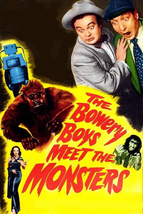 Movie poster for The Bowery Boys Meet the Monsters (1954)