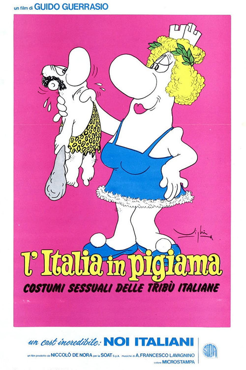 Movie poster for L'Italia in pigiama (1977)