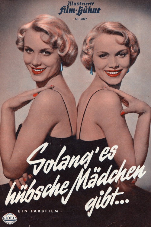 Movie poster for Solang es hübsche Mädchen gibt (1955)