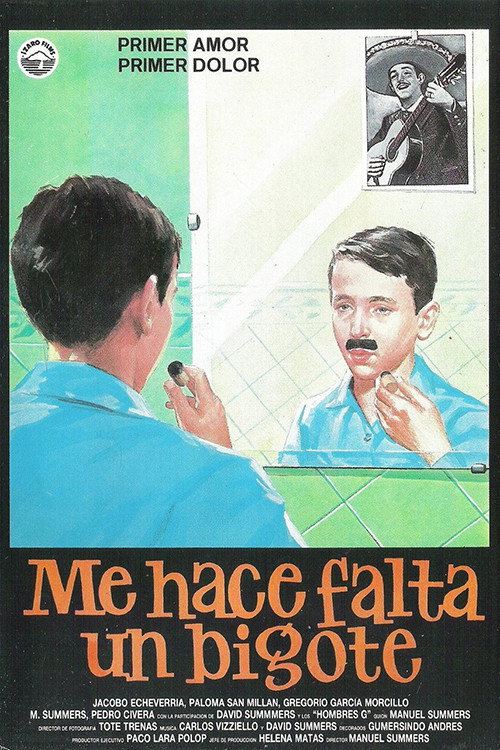 Movie poster for Me hace falta un bigote (1986)