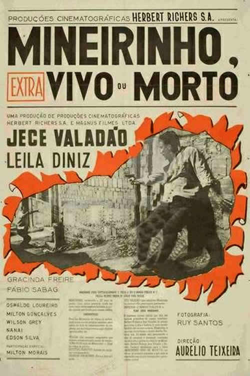 Movie poster for Mineirinho, Vivo ou Morto (1967)