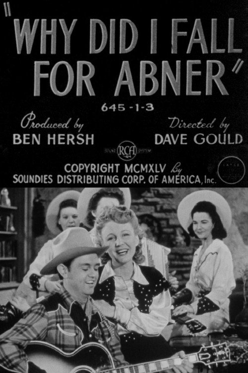 Movie poster for Why Did I Fall for Abner? (1945)