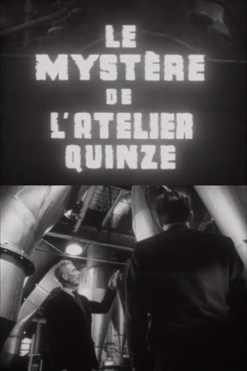Movie poster for The Mystery of Workshop 15 (1957)