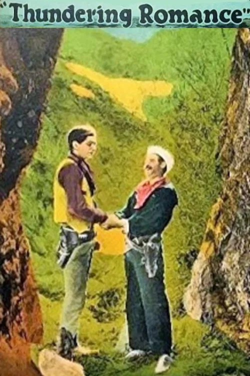 Movie poster for Thundering Romance (1924)
