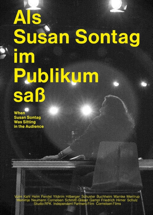 Movie poster for Als Susan Sontag im Publikum saß (2021)