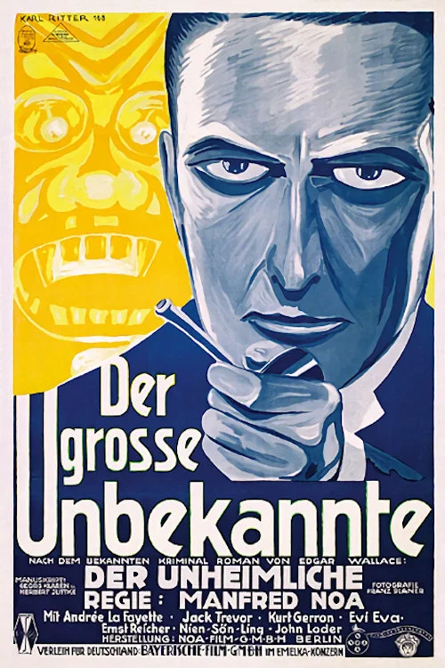 Movie poster for Der große Unbekannte (1927)