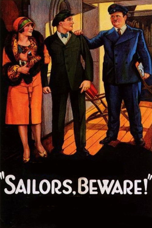 Movie poster for Sailors, Beware! (1927)