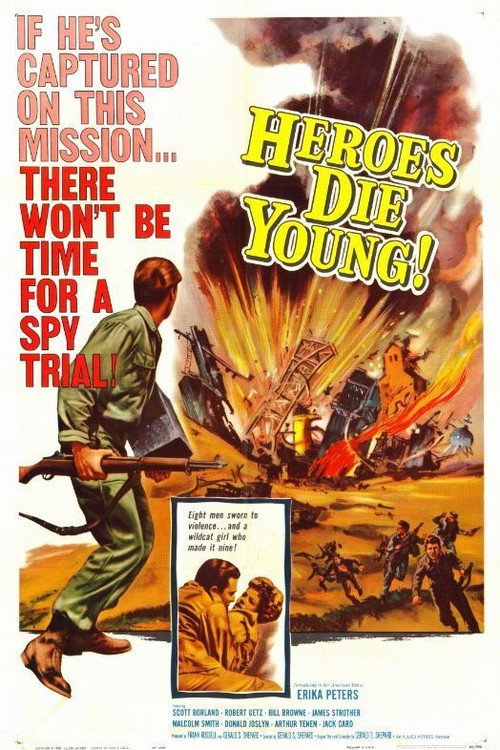 Movie poster for Heroes Die Young (1960)