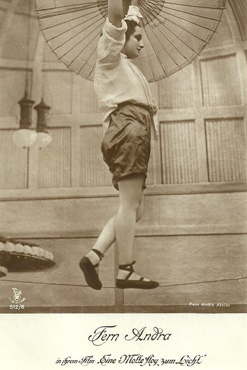 Movie poster for Eine Motte flog zum Licht (1915)