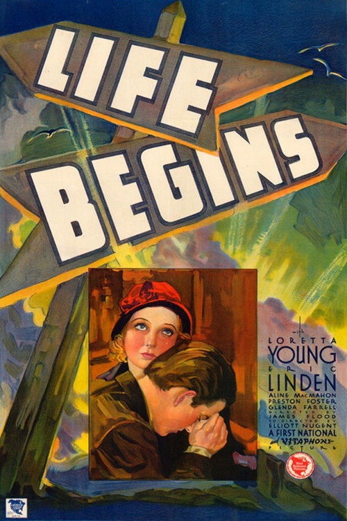 Movie poster for Life Begins (1932)