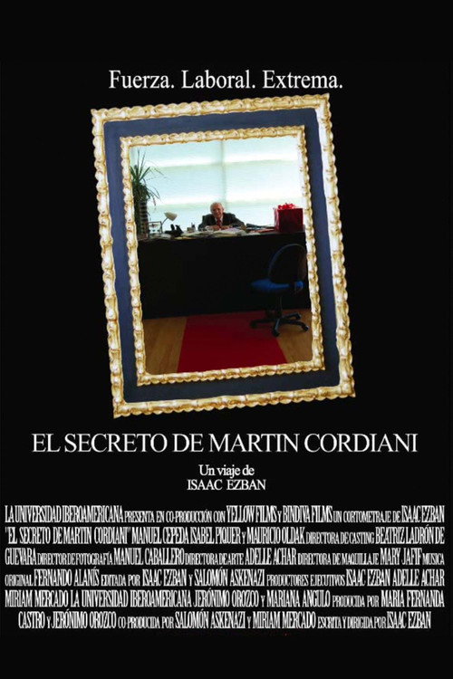 Movie poster for The Secret of Martin Cordiani (2009)