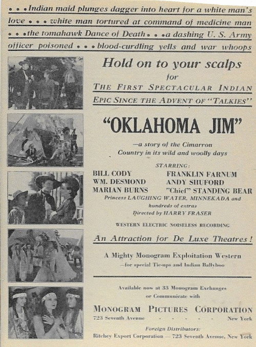 Movie poster for Oklahoma Jim (1931)