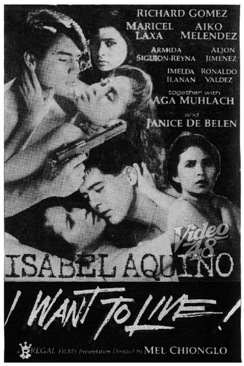 Movie poster for Isabel Aquino: I Want to Live (1991)