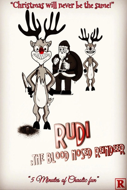 Movie poster for Rudi: The Blood Nosed Reindeer (2026)