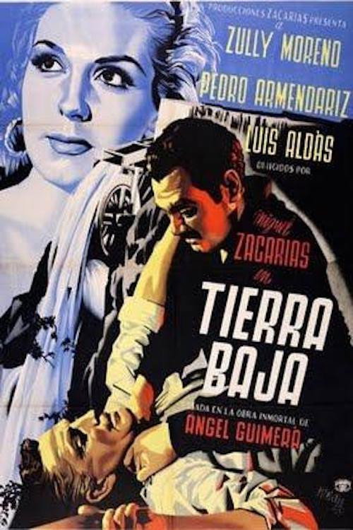 Movie poster for Tierra baja (1951)