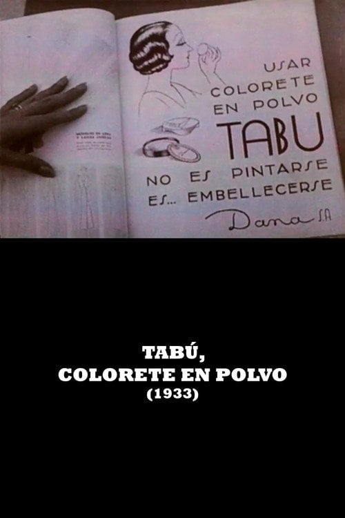 Movie poster for Tabú Powder Blush commercial (1933)