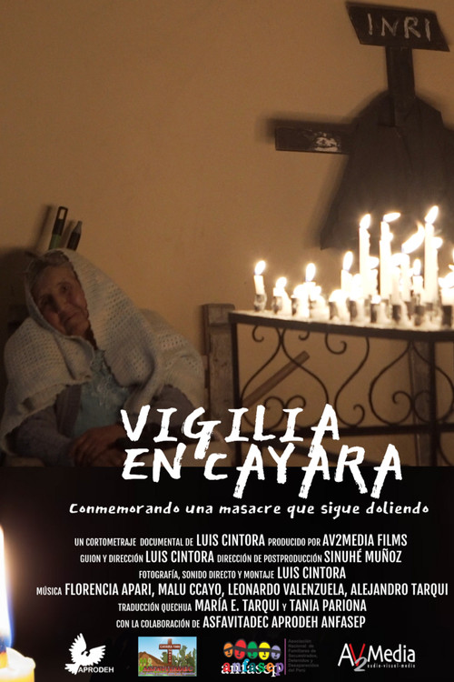 Movie poster for Vigilia en Cayara (2023)