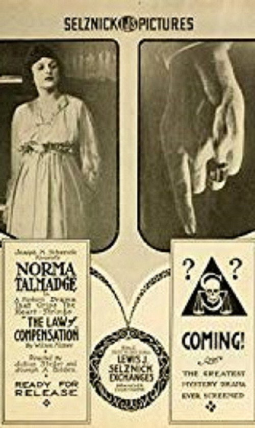 Movie poster for The Law of Compensation (1917)