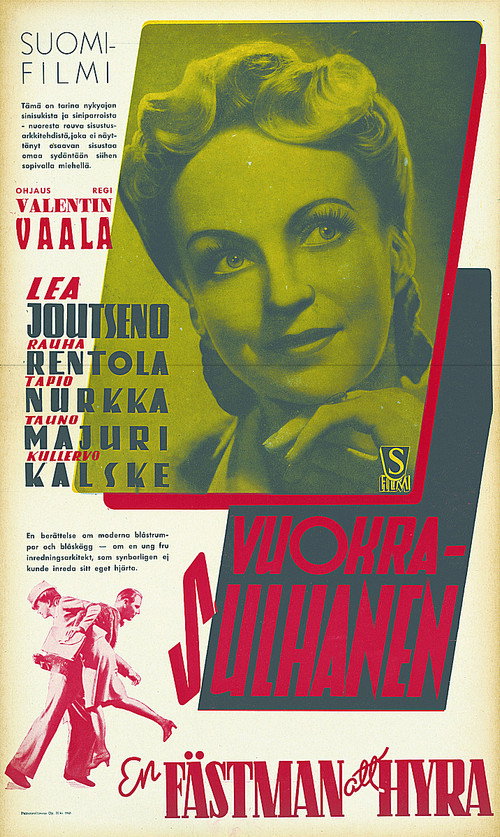 Movie poster for Vuokrasulhanen (1945)