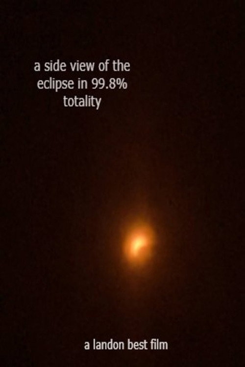 Movie poster for A Side View of An Eclipse in 99.8% Totality (2024)