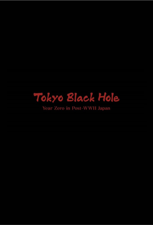 Movie poster for Tokyo Black Hole: Year Zero in Post-WWII Japan (2017)