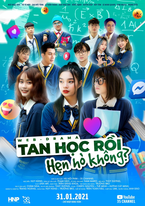 Series poster for School's Out! Let's Date Now! (2021)