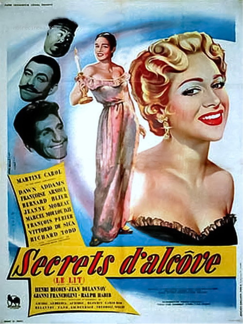 Movie poster for The Secrets of the Bed (1954)