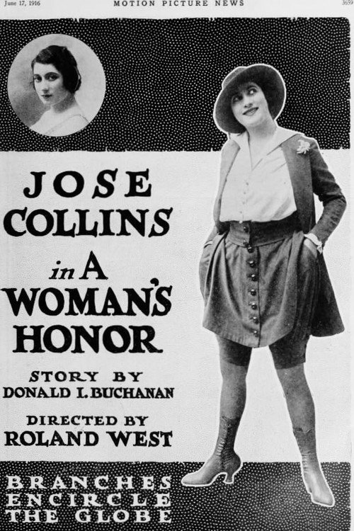 Movie poster for A Woman's Honor (1916)