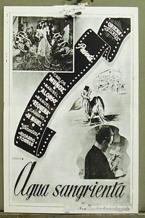 Movie poster for Agua sangrienta (1952)