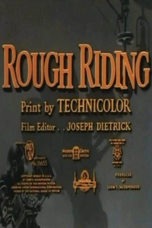Movie poster for Rough Riding (1954)